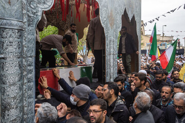تشییع پیکر شهید "سید اسماعیل واعظی خطیب" - قم
