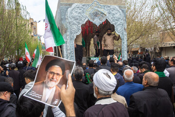 تشییع پیکر شهید "سید اسماعیل واعظی خطیب" - قم