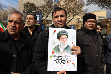 تشییع پیکر شهید "احسان غمی تازه کندی" - اهر