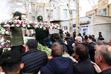 تشییع پیکر شهید "احسان غمی تازه کندی" - اهر