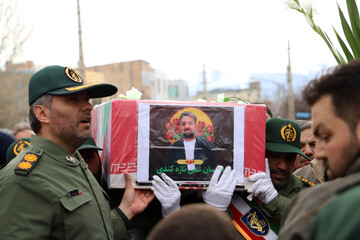 تشییع پیکر شهید "احسان غمی تازه کندی" - اهر