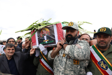 تشییع پیکر شهید "احسان غمی تازه کندی" - اهر