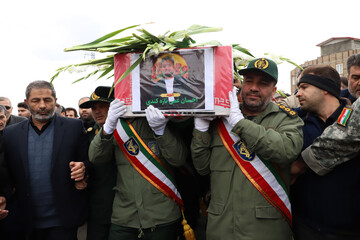 تشییع پیکر شهید "احسان غمی تازه کندی" - اهر