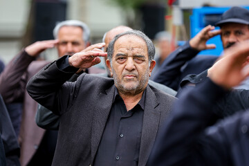 تشییع پیکر سردار شهید علی‌محمد نائینی - کاشان