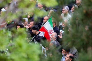 تشییع پیکر سردار شهید علی‌محمد نائینی - کاشان