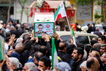 تشییع پیکر سردار شهید علی‌محمد نائینی - کاشان