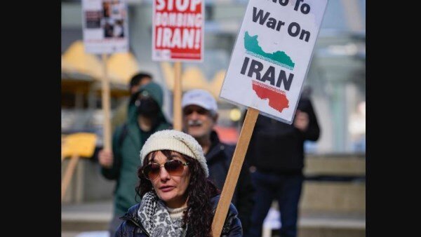 راهپیمایی در کانادا علیه حملات آمریکایی و صهیونیستی به ایران