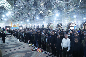 تشییع پیکر ۲ شهید تجاوز آمریکایی صهیونی - حرم مطهر حضرت سید علاءالدین حسین(ع)  شیراز