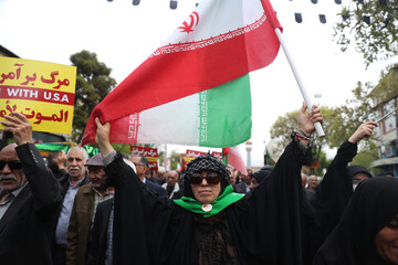 تشییع پیکر ۲ شهید تجاوز آمریکایی صهیونی - شیراز