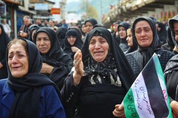 تشییع دو شهید تجاوز آمریکایی-صهیونیستی سوادکوه- مازندران