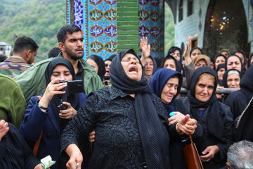 تشییع دو شهید تجاوز آمریکایی-صهیونیستی سوادکوه- مازندران