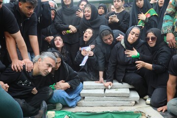 تشییع دو شهید تجاوز آمریکایی-صهیونیستی سوادکوه- مازندران