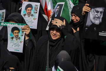تشییع پیکر شهید "سید اسماعیل خطیب" - مشهد