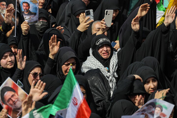تشییع پیکر شهید "سید اسماعیل خطیب" - مشهد
