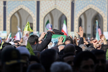 تشییع پیکر شهید "سید اسماعیل خطیب" - مشهد