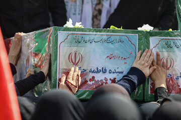 تشییع پیکر شهید "سید اسماعیل خطیب" - مشهد
