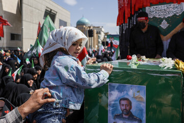 تشییع پیکر شهید "سید اسماعیل خطیب" - مشهد