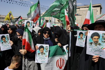 تشییع پیکر شهید "سید اسماعیل خطیب" - مشهد
