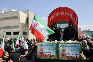 تشییع پیکر شهید "سید اسماعیل خطیب" - مشهد