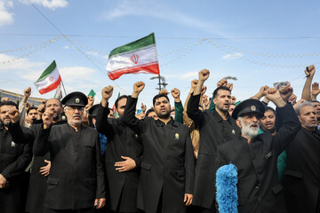 تشییع پیکر شهید "سید اسماعیل خطیب" - مشهد
