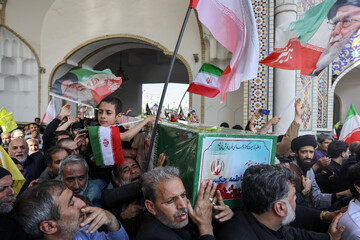 تشییع پیکر شهید "سید اسماعیل خطیب" - مشهد