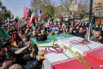 تشییع پیکر شهید "سید اسماعیل خطیب" - مشهد