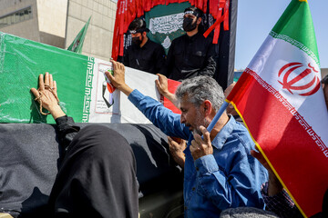 تشییع پیکر شهید "سید اسماعیل خطیب" - مشهد