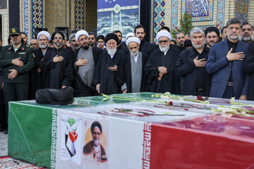 تشییع پیکر شهید "سید اسماعیل خطیب" - مشهد