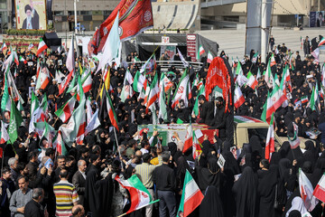 تشییع پیکر شهید "سید اسماعیل خطیب" - مشهد