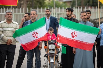 زنجیره انسانی خوزستانی‌ها دور نیروگاه رامین