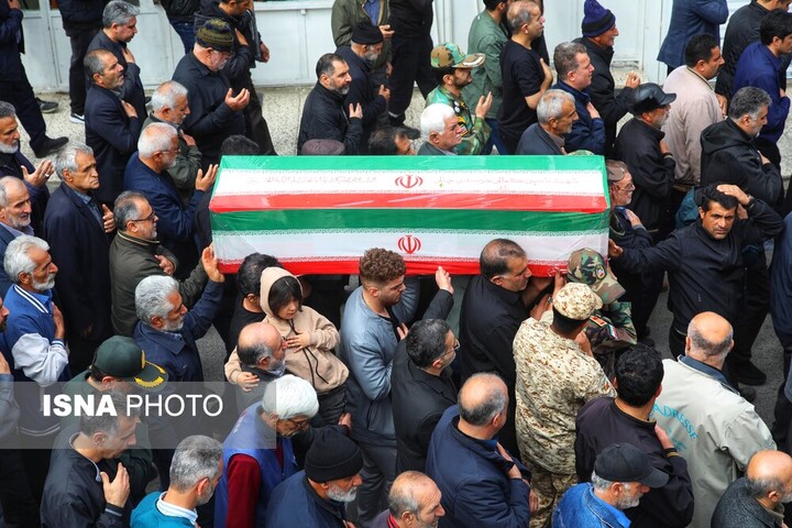 تشییع شهید ناو دنا «امیر کشوری» در دورود