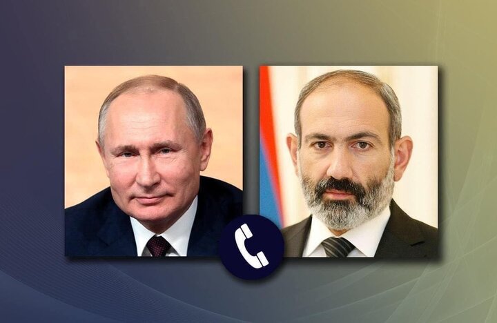 گفت‌وگوی تلفنی پوتین و پاشینیان