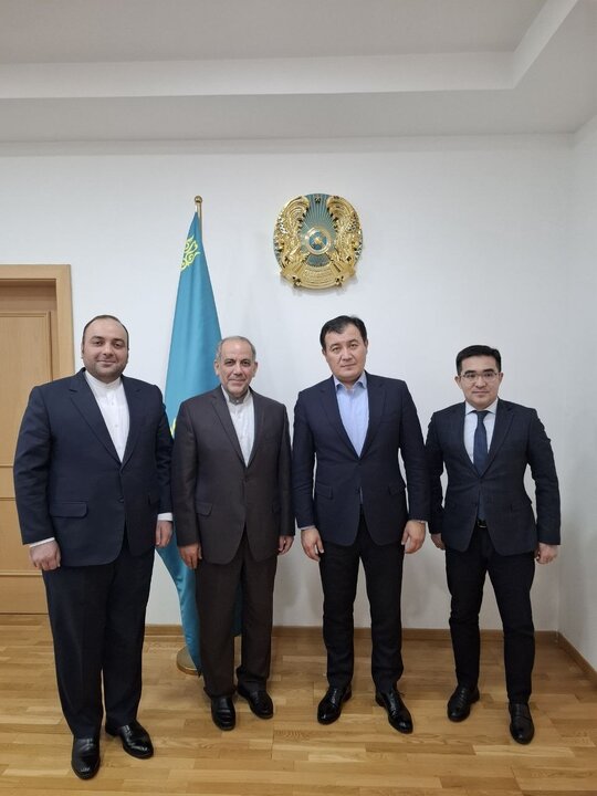 رایزنی منطقه‌ای دیپلمات ایرانی با یک مقام وزارت خارجه قزاقستان