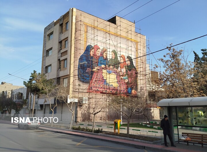 وحدت؛ پیام اصلی دیوارنگاره «ما ایران را می‌سازیم»