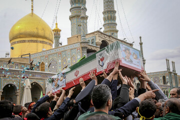 تشییع و تدفین پیکر شهید دانش آموز "محمد حسین دهقان" - قم