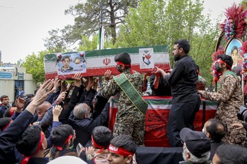 تشییع و تدفین پیکر شهید دانش آموز "محمد حسین دهقان" - قم