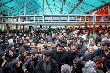 تشییع و تدفین پیکر شهید دانش آموز "محمد حسین دهقان" - قم