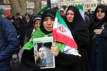 تشییع پیکر شهید حمله آمریکایی صهیونی -همدان
