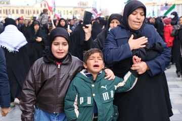 تشییع پیکر شهید حمله آمریکایی صهیونی -همدان