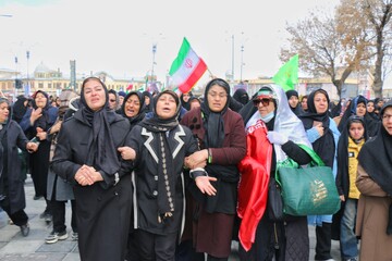تشییع پیکر شهید حمله آمریکایی صهیونی -همدان