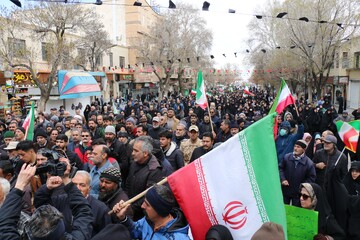 تشییع پیکر شهید حمله آمریکایی صهیونی -همدان