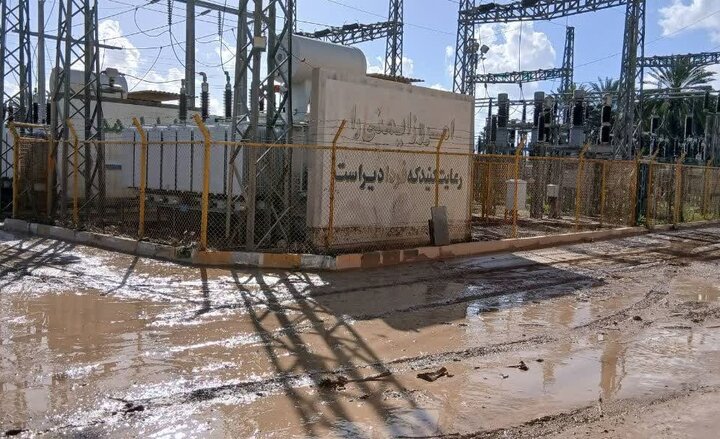 پایداری شبکه برق جهرم پس از بارش‌های سیل‌آسای بهاری