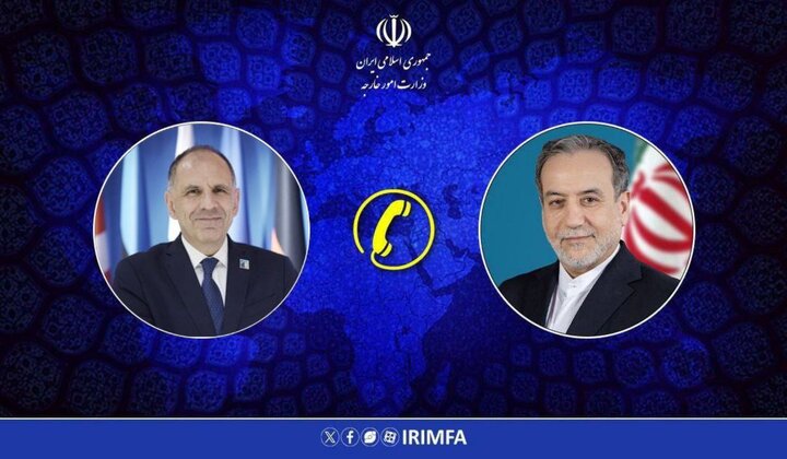 رایزنی تلفنی وزیران امور خارجه ایران و یونان هشدار عراقچی نسبت به دسیسه آمریکا و رژیم صهیونیستی برای گسترش دامنه جنگ