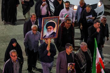 مراسم وداع با پیکر شهید «کریم دریس» - آبادان