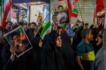 مراسم وداع با پیکر شهید «کریم دریس» - آبادان