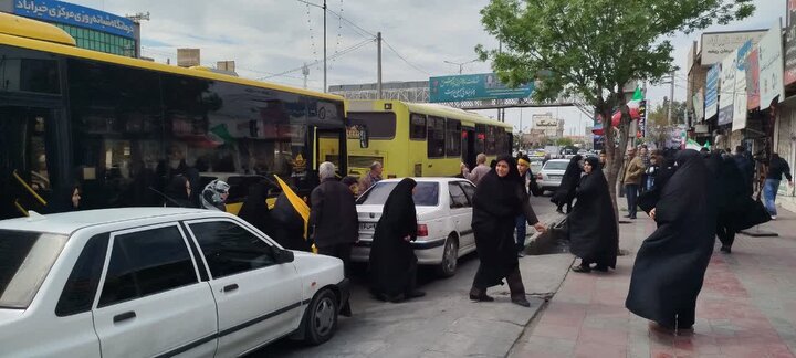 پیکر ۶ شهید حادثه تروریستی خیرآباد ورامین تشییع شد