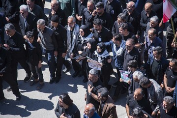 تشییع پیکر شهید «ابوالفضل زمانی آریمی»_روستای زرین آباد ساری