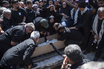 تشییع پیکر شهید «ابوالفضل زمانی آریمی»_روستای زرین آباد ساری
