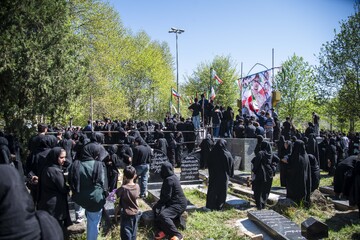 تشییع پیکر شهید «ابوالفضل زمانی آریمی»_روستای زرین آباد ساری