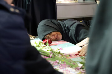 تشییع و خاکسپاری شهدای حمله امریکایی صهیونیستی - کرمانشاه